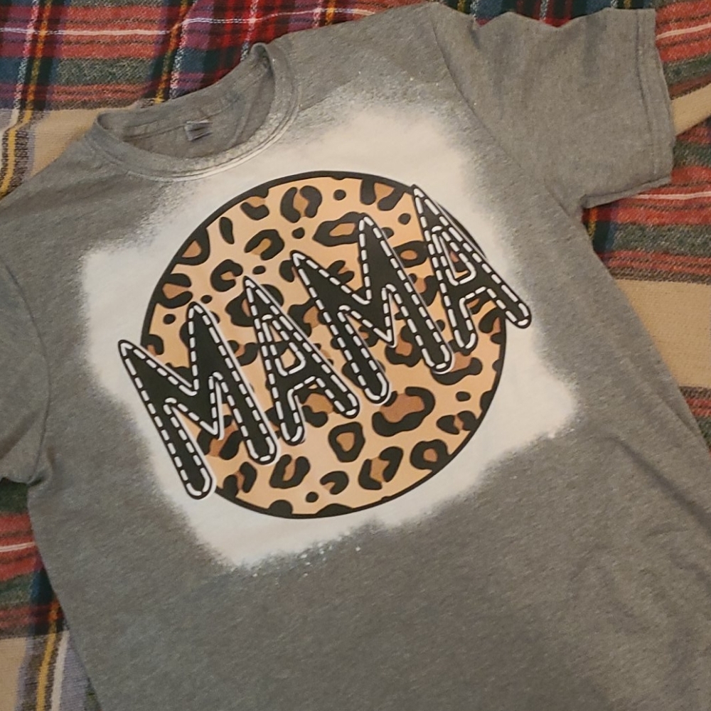 Distressed Bella Canvas tee